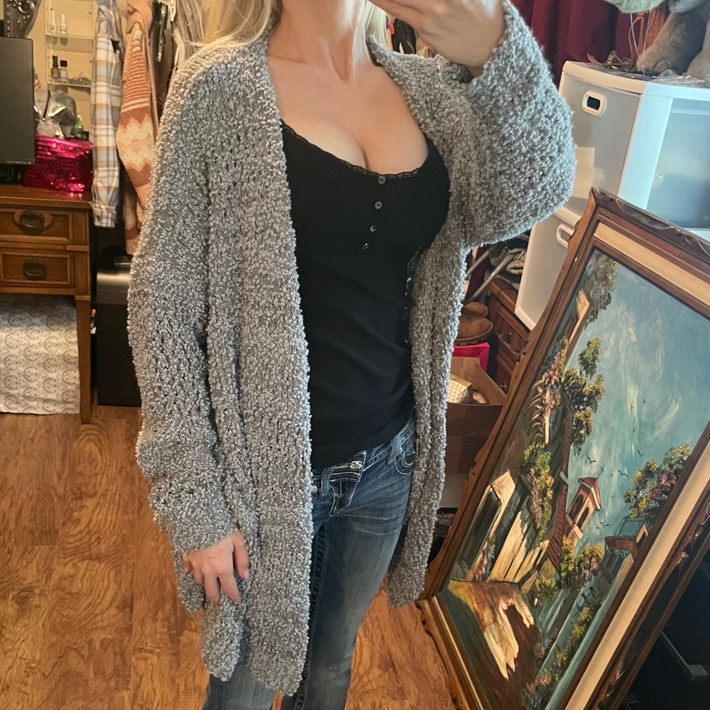 Must Have Gray Sweater Cardigan! NWOT